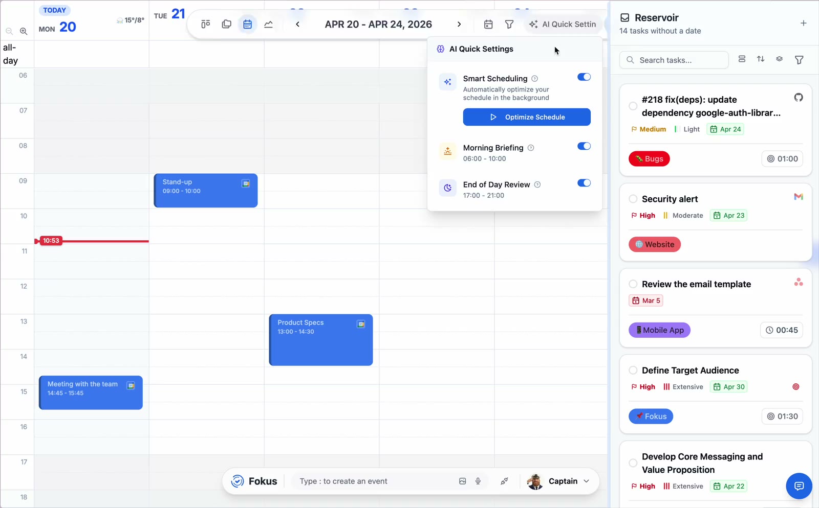 Smart Schedule